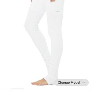 Alo Yoga high waist goddess legging in soft pink